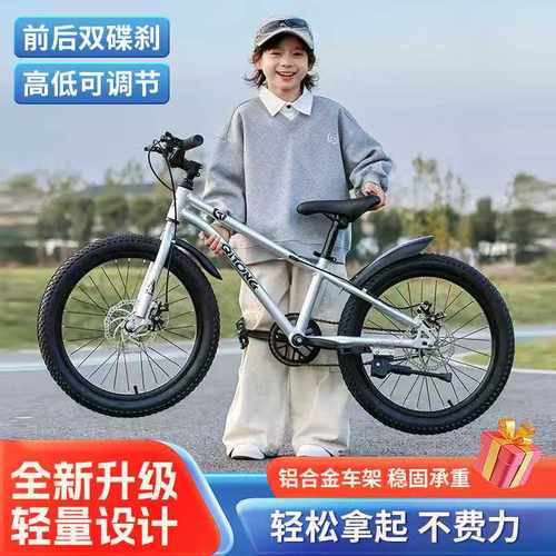 14寸铝合金前后碟刹儿童山地车