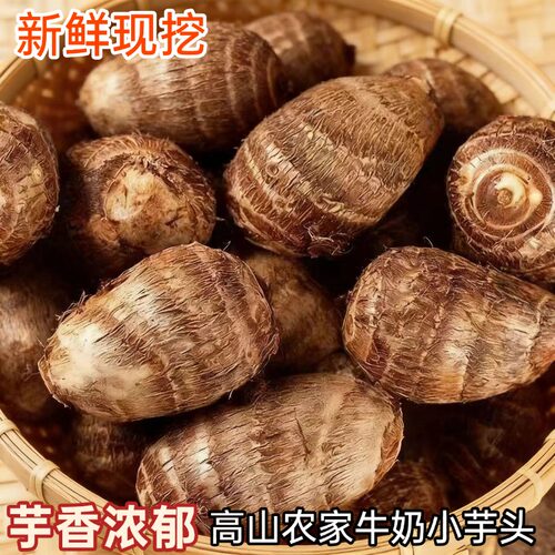 牛奶芋头小香芋5斤新鲜毛芋头现挖农家自种新鲜奶油芋艿软糯蔬菜