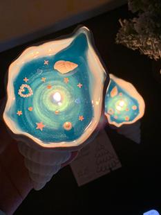 海螺贝壳香薰蜡烛浪漫情调持久香氛摆件小众高级感生日礼物送女友