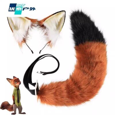 动疯狂动物城尼克狐狸套装耳朵