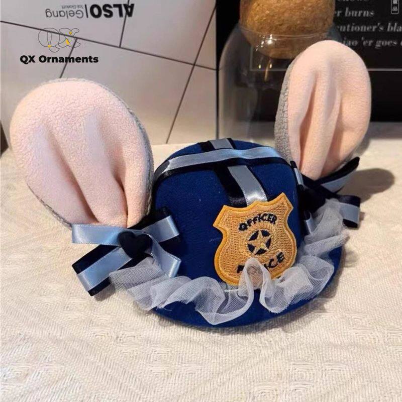 现货朱迪兔警官COS短檐礼帽