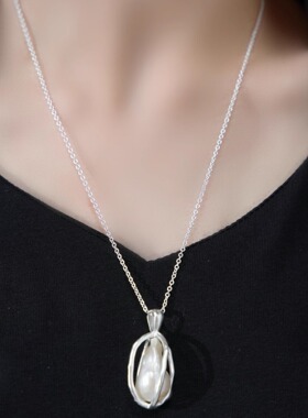 小众设计款天然珍珠项链