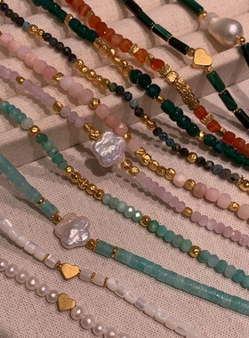 小众设计天然石珍珠手链