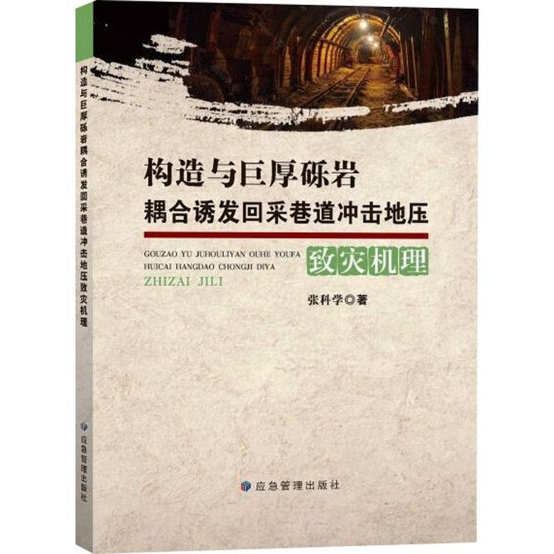 RT正版构造与巨厚砾岩耦合诱发回采巷道冲击地压致灾机理9787502094829张科学应急管理出版社