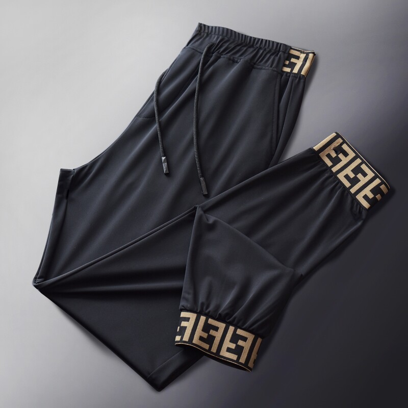 冰丝裤子男弹力速干裤春夏季运动裤超薄款丝滑男士休闲长裤空调裤