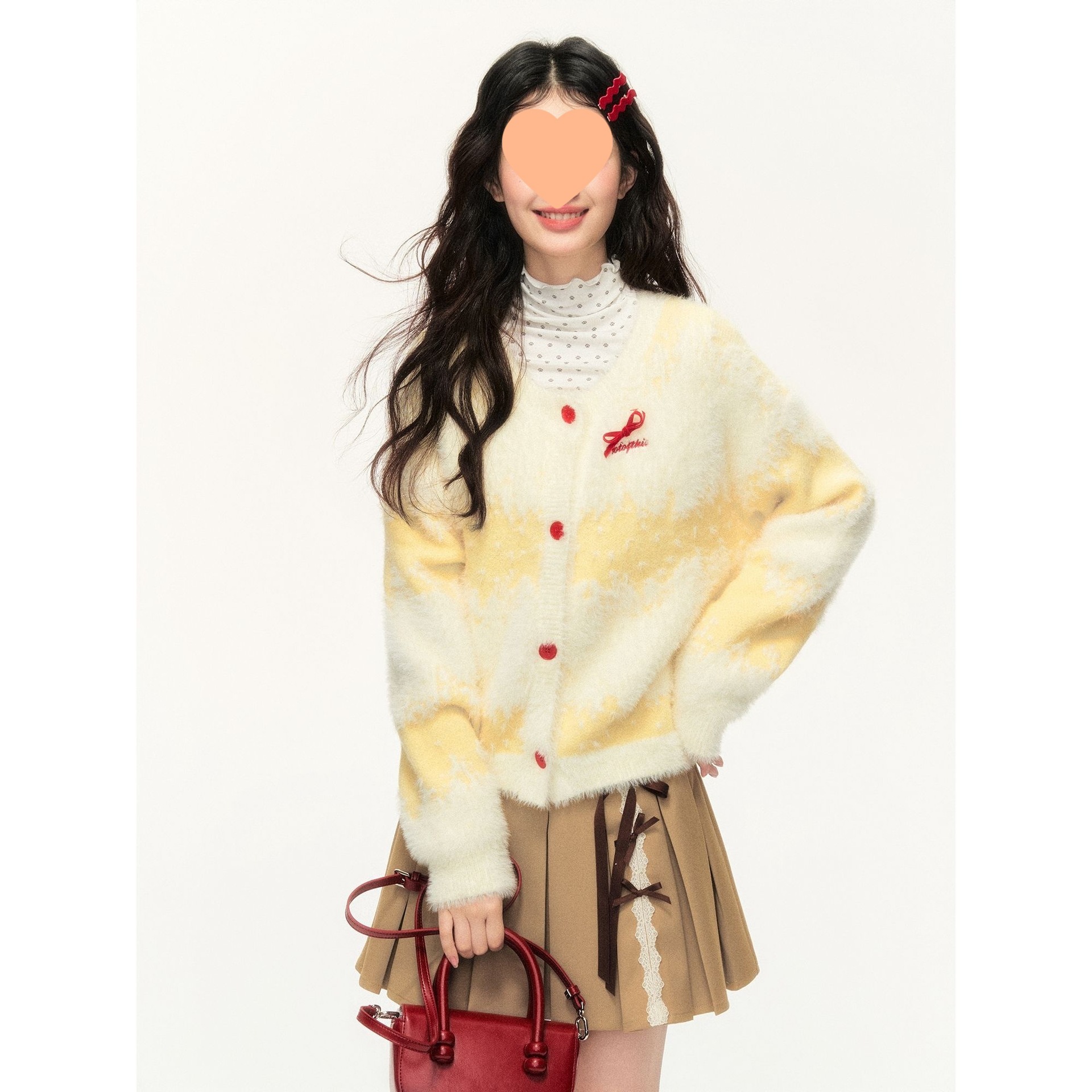 NTOT宽松百搭甜美蝴蝶结