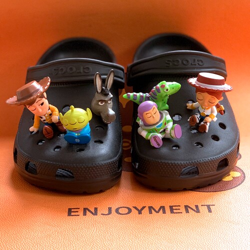 crocs洞洞鞋花搭配套装小红书
