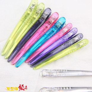 发威鹅专业美发夹子水晶夹子无痕夹大发片分区夹子理发用大号