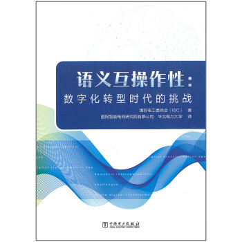 【出版社直供】语义互操作性 数字化转型时代的挑战 国际电工委员会 著 中国电力出版社