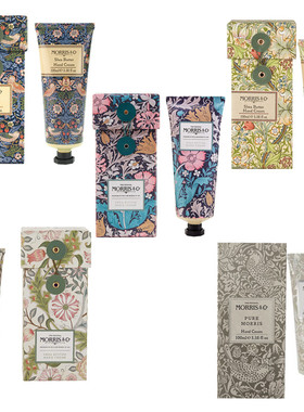 Morris&co 海盐檀香佛手柑雪松木淡茉莉100ml护手霜滋润礼盒套装