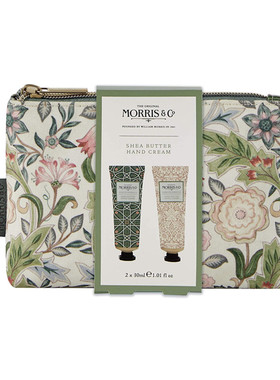 morris&co护手霜新品手提包套装送礼滋润订制化妆包含两只柠檬香