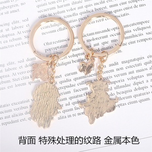 可爱卡通蜡笔小新钥匙扣小白狗情侣链精致扣圈车包包饰品女生礼物