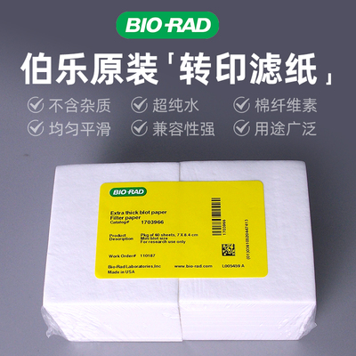 伯乐Bio-rad湿转转印滤纸耗材