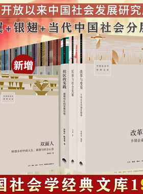 【任选】中国社会分层 小镇喧嚣 中国社会学经典文库全套19册改革与变奏乡镇企业的制当代民族与社会发展中国人行动的逻辑金翼银翅