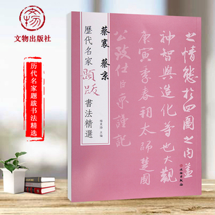 蔡襄蔡京历代名家题跋书法精选自书告身帖 兰亭诗卷 雪江归棹图杨东胜孙漪娜霄凡 艺术 书法篆刻 文物出版社