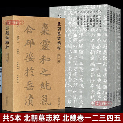 北朝墓志精粹·第一辑 平城魏碑十二品 马王堆汉墓简帛书法合集 正版图书12开 上海书画出版社