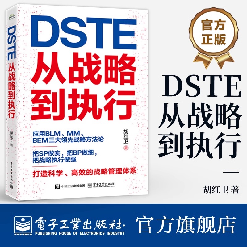 DSTE 从战略到执行 胡红卫 DSTE管理变革 企业战略管理理论实践 BLM MM BEM三大领先战略方法论应用 战略管理流程书籍