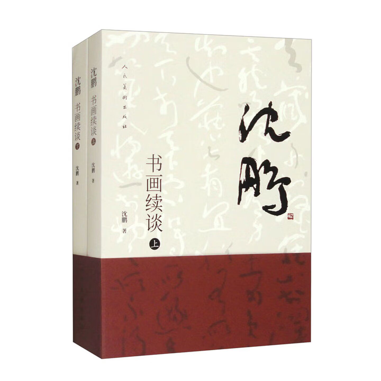 【上下2册】沈鹏书画续谈 沈鹏 著 正版包邮 绘画 人民美术出版社 书法绘画诗词 对书法艺术价值观的阐述指导和对书法技法的探索