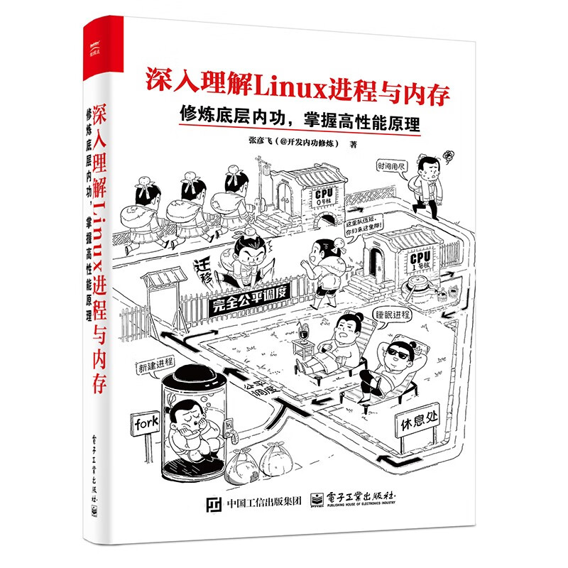 【正版包邮】深入理解Linux进程与内存 修炼底层内功 掌握高性能原理 打造高性能高稳定应用的硬核建议 实践问题解决方案 电子工业