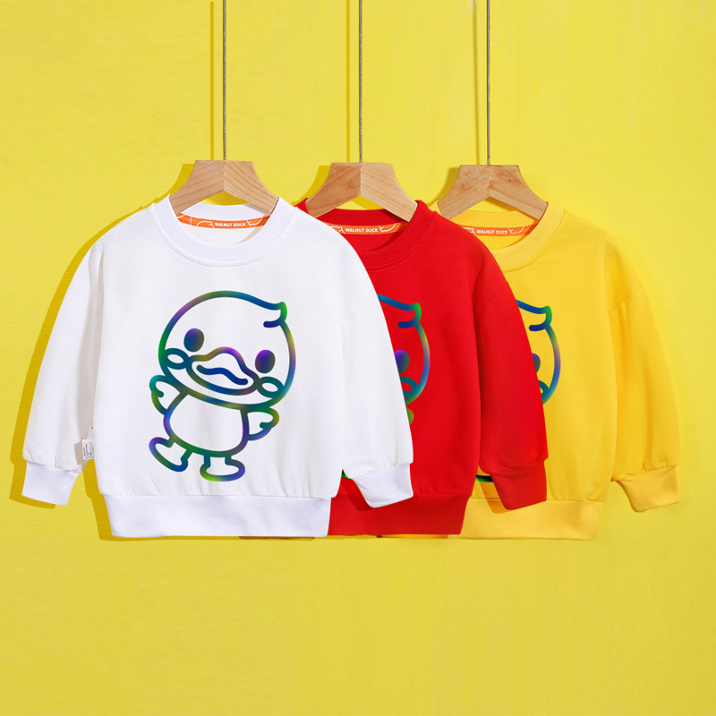 洛米兔&小黄鸭2022春秋新款儿童长袖卫衣休闲宽松款反光七彩鸭在类目 童装/婴儿装/亲子装, 卫衣/绒衫中 - 来自Buy2taobao.com提供专业的淘宝代购服务