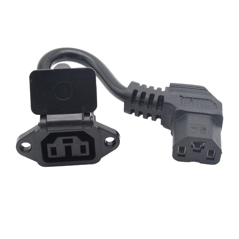 新日电动电瓶车充电器转换线插座插头充电桩充电线电源转接线插板