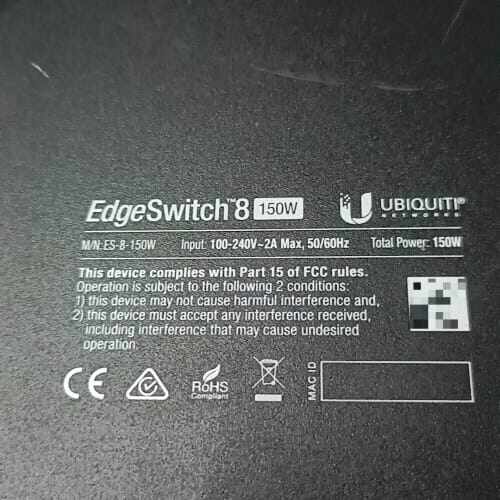 UBNT EdgeSwitch 8 150W 交换机议价