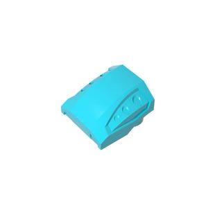 弧形砖兼容44675拼插散件 斜坡面砖 高砖积木零件GDS M231配件2x2