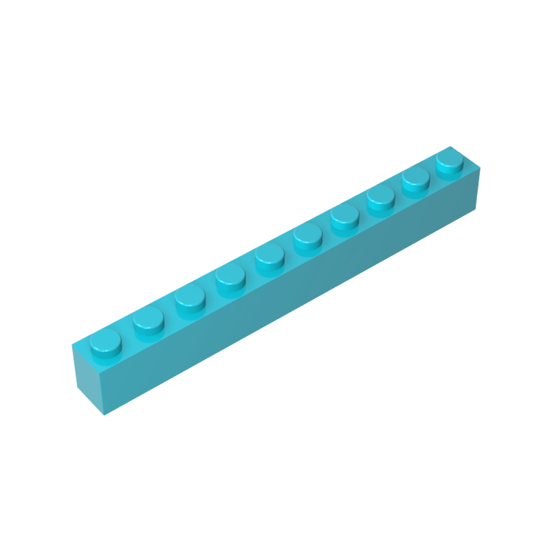 高砖积木零件GDS-537配件1x10兼容6111小颗粒MOC拼插散件