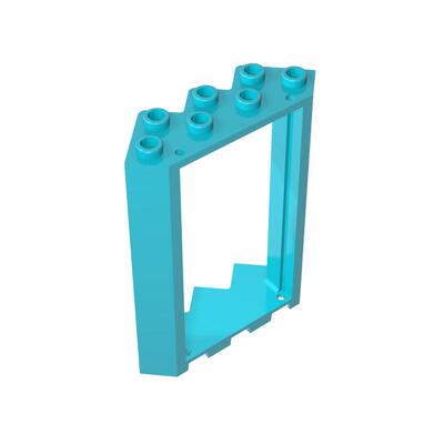 高砖积木零件GDS-1273配件4x4x6 转角门框兼容28327小颗粒MOC散件