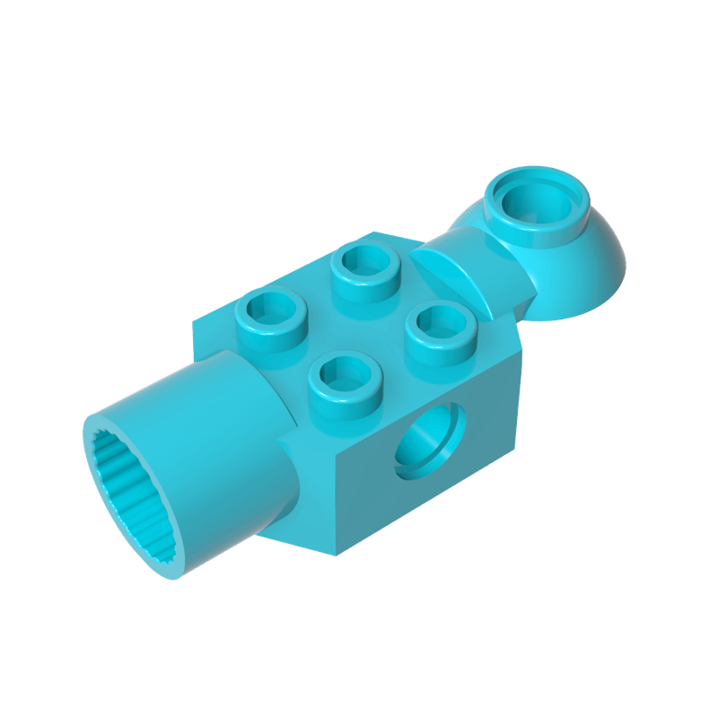 高砖积木零件GDS-1286配件2x2兼容47452小颗粒MOC拼插散件