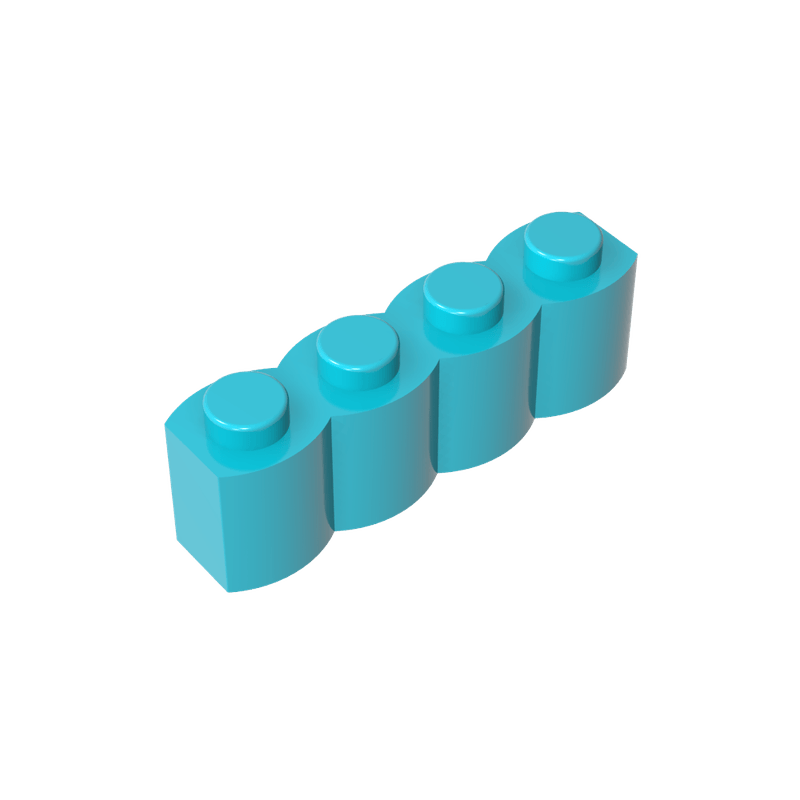 高砖积木零件GDS-1079配件1x4 栅栏砖兼容30137小颗粒MOC拼插散件