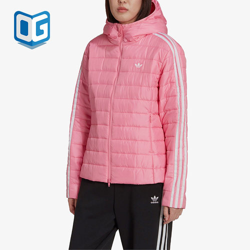 阿迪达斯正品女子防风羽绒服