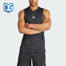 Adidas/阿迪达斯正品D4T HR TK 男士透气运动健身背心IS3708