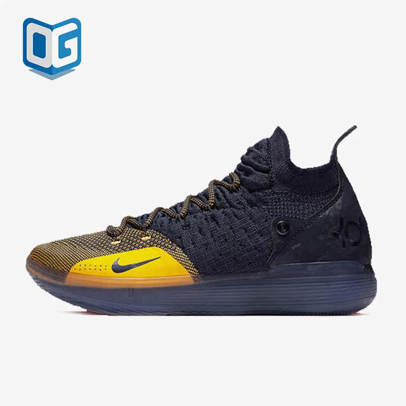 Nike/耐克正品KD 11新款男子实战透气运动篮球鞋AO2604-400
