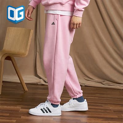 Adidas/阿迪达斯正品2023秋冬情侣款厚束脚宽松运动裤IV7611