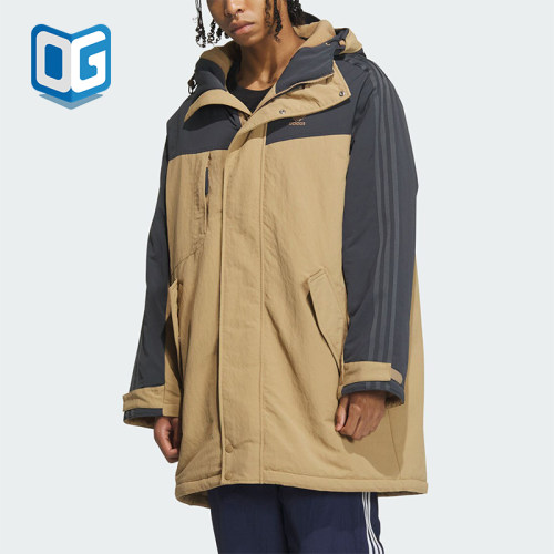 Adidas/阿迪达斯男士连帽棉服