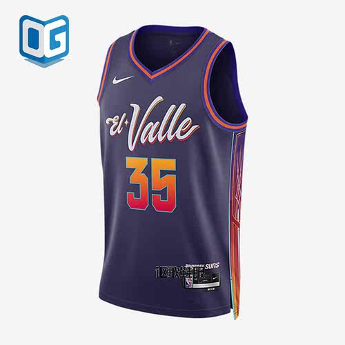 Nike/耐克正品新款男子菲尼克斯太阳队篮球运动背心DX8516
