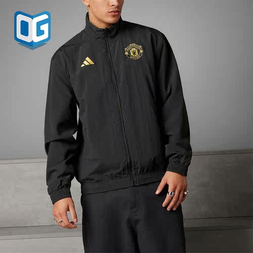 Adidas阿迪达斯男士足球夹克外套