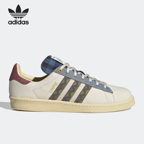 Adidas/阿迪达斯正品三叶草CAMPUS 80s男女复古板鞋 GY4598