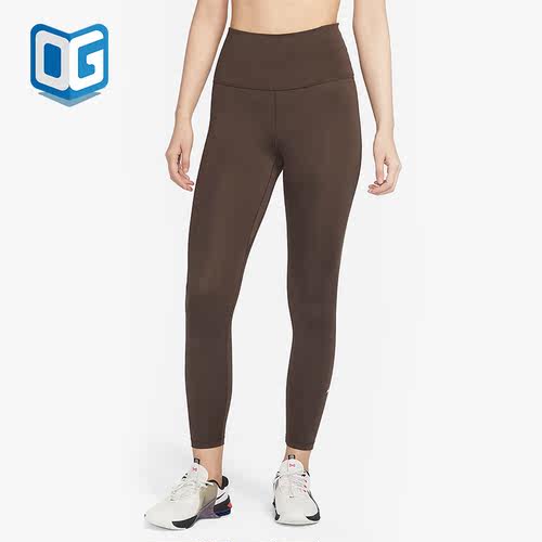 Nike/耐克正品One 女士运动训练速干高腰紧身裤DM7279-237