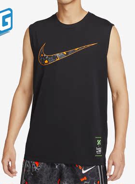 Nike/耐克正品夏季宽松透气篮球男子运动无袖T恤FQ0357-010