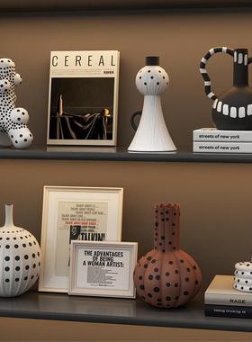 简约高级感黑白软装摆件