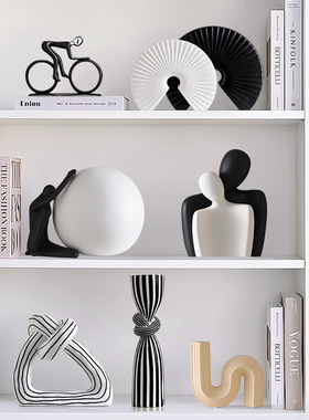 树脂现代轻奢客厅酒柜摆件装饰品