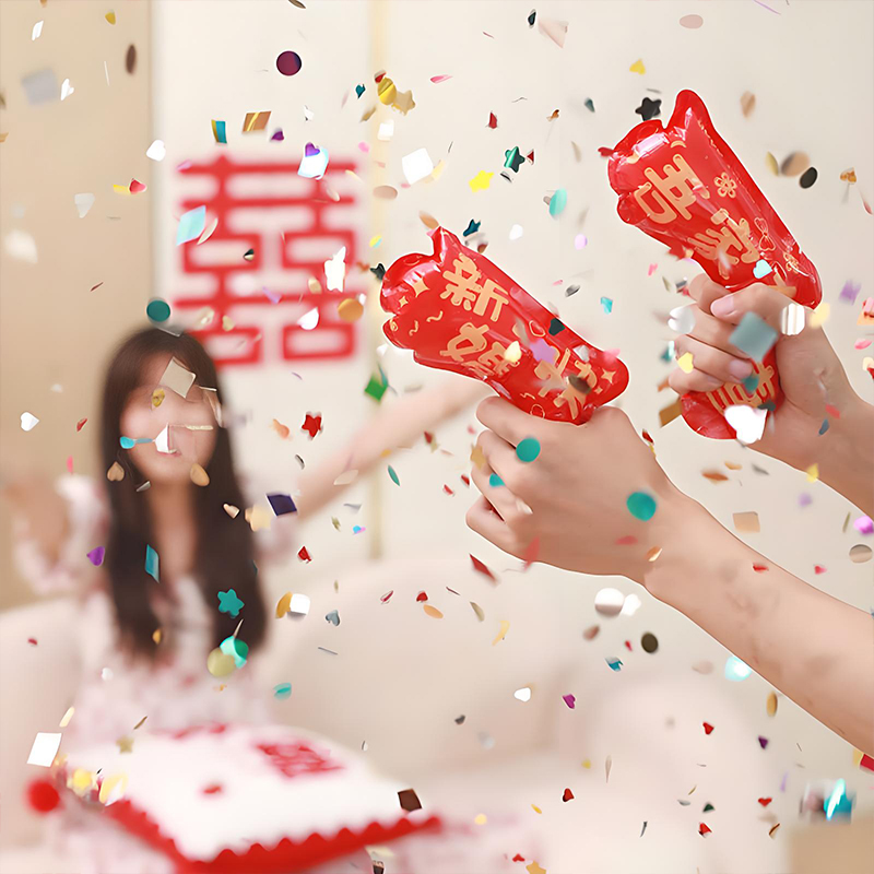 手持礼花枪，结婚小礼花礼炮
