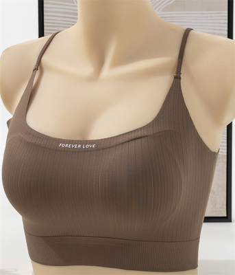 方领无痕裹胸美背抹胸固定杯小胸