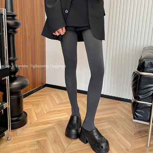 米娅林秋冬新款高腰连脚裤袜女加宽腰头提臀收腹不卡档亲肤打底袜