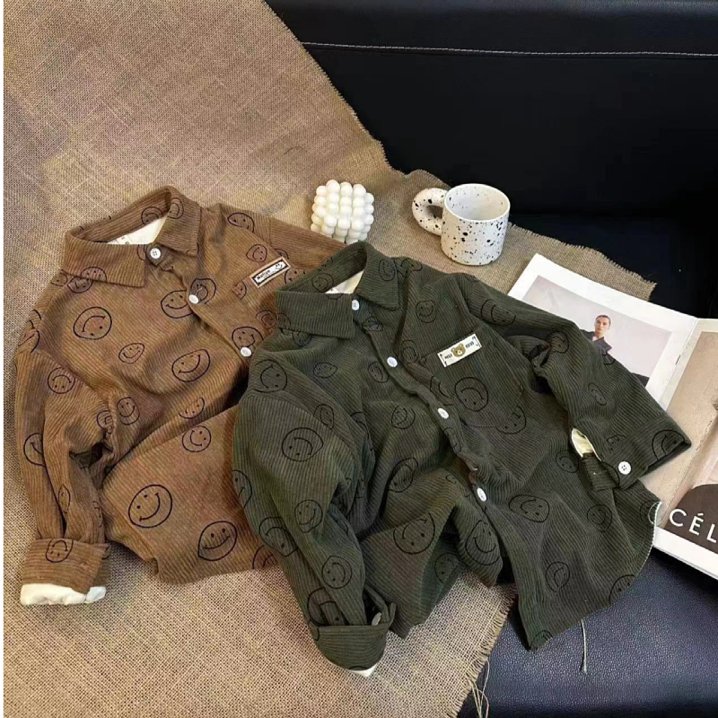 男童灯芯绒休闲秋冬季外套