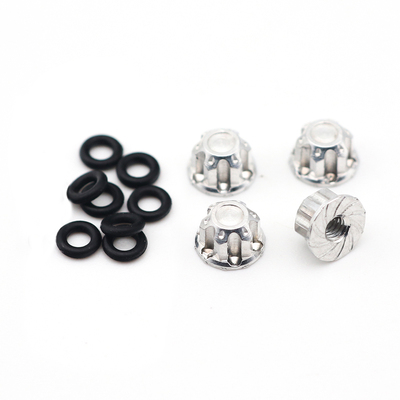 奥兰多汉特模型LZ0021升级配件防松六角轮毂盖M2螺母1:35 32OP