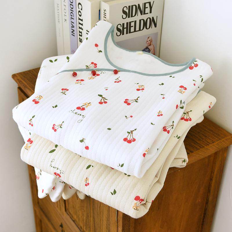 复古盘扣纯棉空气层睡衣女秋冬季三层加厚夹棉长袖国风优雅家居服,女士内衣/男士内衣/家居服,睡衣/家居服套装,淘宝优惠券,粉丝福利购,淘宝优惠卷