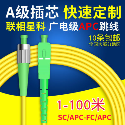 光纤跳线SCAPC-FCAPC联相星科